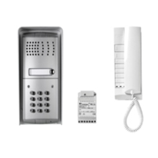 FARFISA Kaputelefon szett, 1 lakásos, audiós, 1 + 1 vezetékes kaputelefon