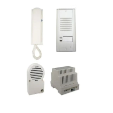 FARFISA Kaputelefon szett, 1 lakásos, audiós, 4+1 vezetékes kaputelefon