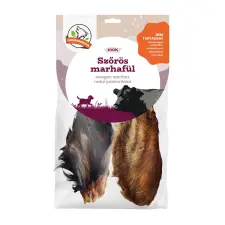  Farkaskonyha Szőrös marhafül 2 db jutalomfalat kutyáknak