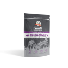 Farkaskonyha YouTi Exclusive jutalomfalat rénszarvasos ízesítésben 50 g jutalomfalat kutyáknak