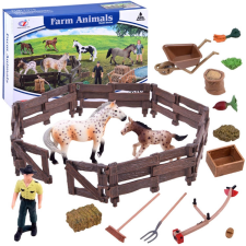  Farmás lófigura készlet játékfigura