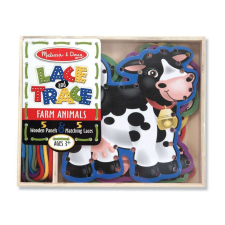 Farmos fűzőcske Melissa & Doug készségfejlesztő játék kreatív és készségfejlesztő