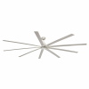 Faro MANHATTAN nikkel LED mennyezeti csillár ventilátor (FA-33496) LED 1 izzós IP20