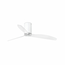 Faro Mini Tube Fan M fehér-átlátszó fényforrás nélküli mennyezeti ventilátor (FAR-32038WP) IP20 ventilátor