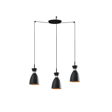 Faro Retro fekete függesztett lámpa (FAR-20050-3L) E14 3 izzós IP20 világítás