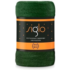 Faro Siglo microfleece pléd, sötétzöld, 150×200 cm lakástextília