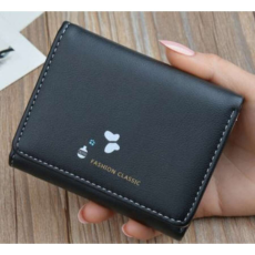  Fashion Classic női pillangós kicsi pénztárca fekete aa-001335