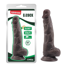 Fashion Dude 8.5 Inch Cock Brown műpénisz, dildó