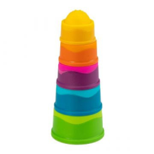  Fat Brain Toys: Puha toronyépítő bébijáték készségfejlesztő