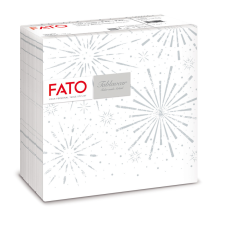 Fato Airlaid karácsonyi szalvéta 40x40cm Incanto Silver 50 lapos lakástextília
