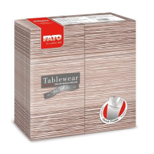 Fato Airlaid szalvéta Quick Pocket 40x40cm Millerighe cappuccino 40lap/csg 12csg/karton asztalterítő és szalvéta