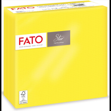 Fato Szalvéta 2 rétegű 38 x 38 cm 40 lap/cs Fato Star citrom_82991300 papírárú, csomagoló és tárolóeszköz