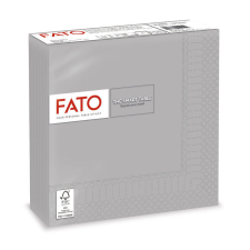 Fato Szalvéta 33x33cm ezüst 2 rétegű 50 lap/csomag papírárú, csomagoló és tárolóeszköz