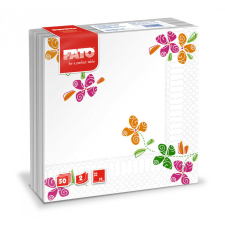 Fato Szalvéta 33x33cm mintás Happy Flowers 2réteg 50 lap/csomag papírárú, csomagoló és tárolóeszköz
