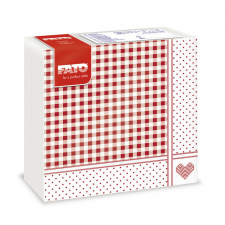 Fato Sztár szalvéta Shabby Red 2 rétegű 38x38cm 40 szál/csomag papírárú, csomagoló és tárolóeszköz