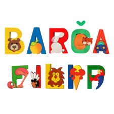 Fauna fa puzzle ABC betűk V (kismadár) kreatív és készségfejlesztő