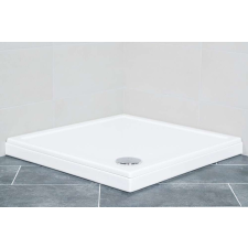 Favorit ULTRA SLIM zuhanytálca szögletes, Zuhanyszifonnal 80 x 80 cm kád, zuhanykabin