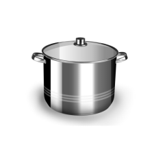  Fazék RM 13 L+üveg fedő 28x22 cm edény