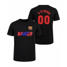 FC Barcelona 2026-27 fekete gyerek póló - Feliratozható gyerek póló