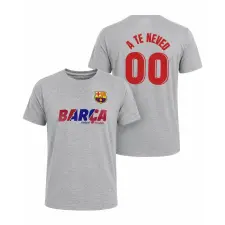 FC Barcelona 2026-27 szürke gyerek póló - Feliratozható gyerek póló