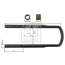 FEBI BILSTEIN Csapágyazás, stabilizátor FEBI BILSTEIN 39087 futómű