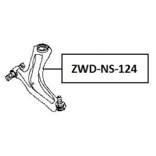 FEBI BILSTEIN első tengely bal lengőkar kerékfelfüggesztés Renault Koleos,Nissan Qashqai lengőkar