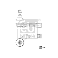 FEBI BILSTEIN vezetőkar fej FEBI BILSTEIN 196317 autóalkatrész