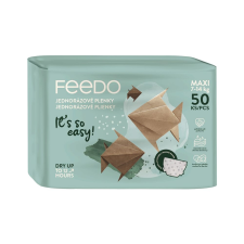 FEEDO Egyszer használatos pelenkák MAXI (7-től 14 kg-ig), 50 db pelenka