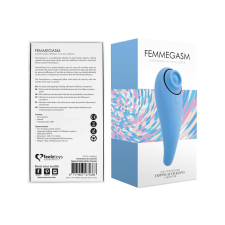 FeelzToys Femmegasm - akkus 2in1 csiklóvibrátor (kék) vibrátorok