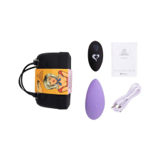 FeelzToys Panty - akkus, rádiós csiklóvibrátor (lila) vibrátorok