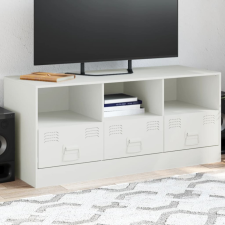  fehér acél TV-szekrény 99 x 39 x 44 cm bútor