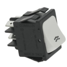  Fehér bipoláris nyomógomb 16A 250V kávéfőző kellék