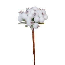  Fehér bogyós pick 22cm dekorációs kellék