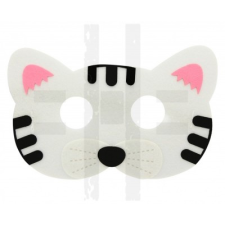  Fehér cica filc álarc dekorációs kellék