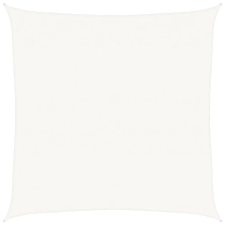  Fehér HDPE napvitorla 160 g/m² 6 x 6 m kerti bútor