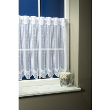  Fehér jaquard vitrage függöny méterben BK4001 60 cm magas lakástextília