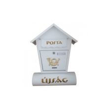  FEHÉR POSTALÁDA ÚJSÁGTARTÓVAL postaláda