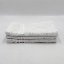  Fehér prémium szállodai minőségű törölköző kéztörlő 520GSM anyagból 30x50 cm lakástextília