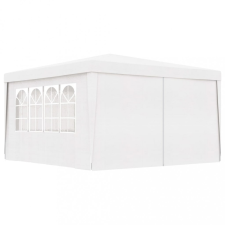 Fehér rendezvénysátor oldalfalakkal 4 x 4 m 90 g/m² sátor