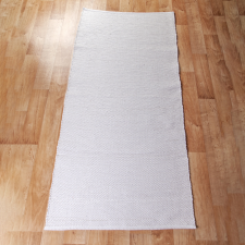  Fehér rongyszőnyeg 70&#215;150 cm lakástextília