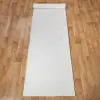  Fehér rongyszőnyeg 70×300 cm