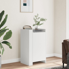  Fehér szerelt fa tálalószekrény 45 x 35 x 75 cm bútor