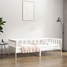 fehér tömör fenyőfa kanapéágy matrac nélkül 80 x 200 cm ágy és ágykellék