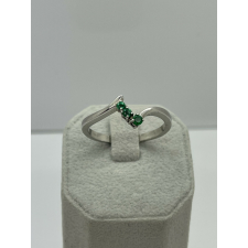  Fehérarany smaragd gyűrű gyűrű