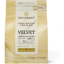 Fehércsokoládé pasztilla (korong) 2,5kg Callebaut Velvet White csokoládé és édesség