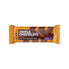 Fehérjeszelet, gluténmentes, 50g, BIOTECH USA "Protein Dessert Bar", Triple Chocolate reform élelmiszer