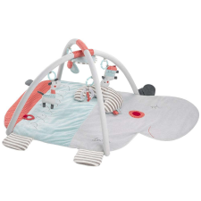 Fehn Baby Fehn 3D Activity Játszószőnyeg játékhíddal - Víziló #szürke játszószőnyeg
