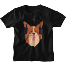  Fejhallgatós Kutya - Gyerek Póló gyerek póló
