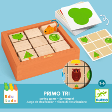  Fejlesztő játék - Első három - Eduludo Primo Tri puzzle, kirakós