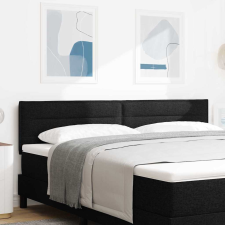  Fejtámla fejtámlával Fekete 180 cm Műbőr ágy és ágykellék